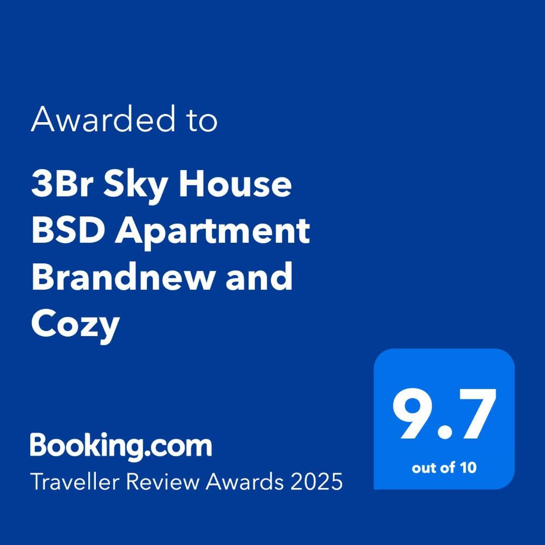 3Br Sky House Bsd Apartment Brandnew And Cozy Samporo Exterior photo